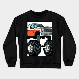 Monster Truck Painting Crewneck Sweatshirt